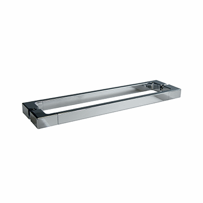 Internal and external towel holder for shower enclousure