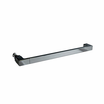 Internal and external towel holder for shower enclousure