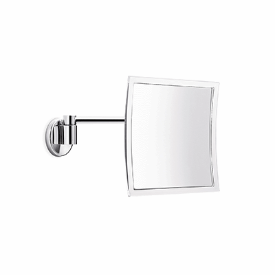 Wall-mounted magnifying mirror, with jointed arm, L 20 cmmirror