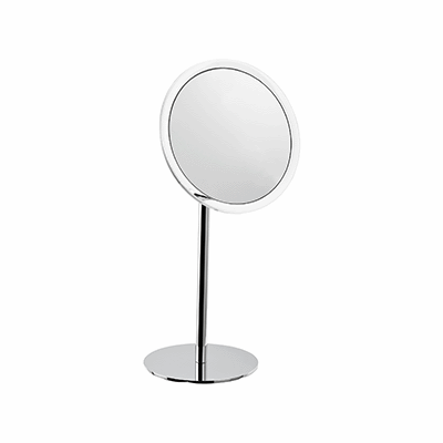 Free-standing magnifying mirror, 20 cm Ø mirror