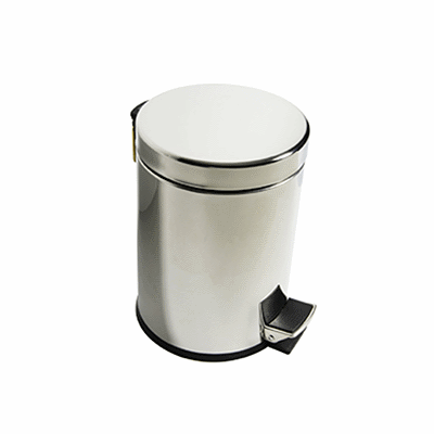 Dustbin with cover and pedal and anti-slip base