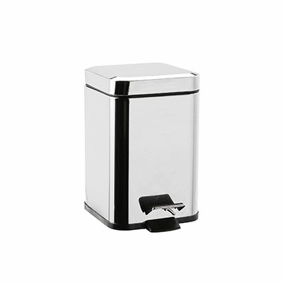 Dustbin with cover and pedal