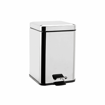 Dustbin with cover and pedal