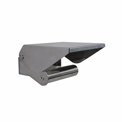 Paper holder with a cover and cell phone support
