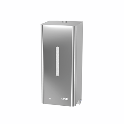 Electronic wall-mounted soap dispenser for spray soap