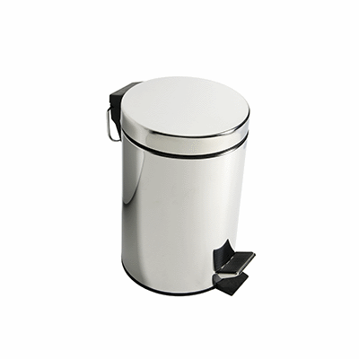 Dustbin with cover and pedal