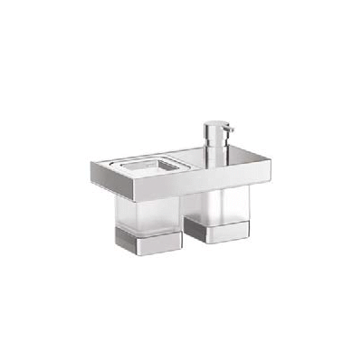 Washbasin set (soap dispenser with tumbler holder)