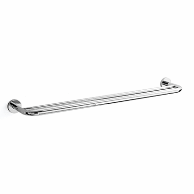 Double towel holder, centre distance 60 cm