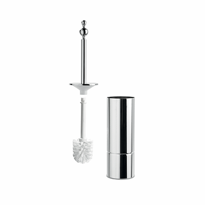 Wall-mounted/free-standing toilet brush holder