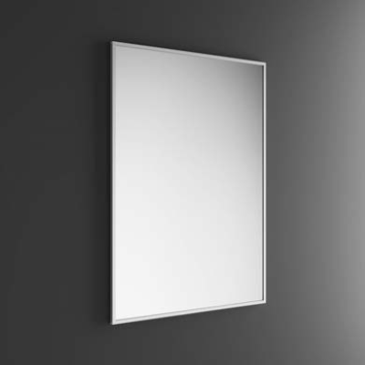 Mirror with stainless steel frame