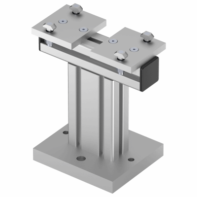 Support leg for table construction