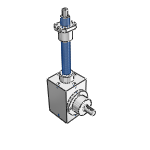 high speed screw jack  rotating version  ball screw spindle