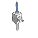high speed screw jack  translating version  trapezoidal spindle