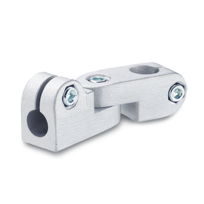 Swivel Clamp Connector Joints, Aluminum, with screw, steel zinc plated