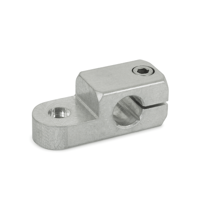 Swivel Mounting Clamps, Aluminum, Type Q, Clamping bore transverse to the swivel axis