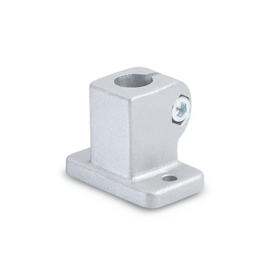 Base Plate Connector Clamps, Aluminum, with screw, steel zinc plated