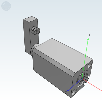 Rotate the downward pressure cylinder