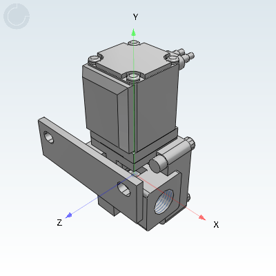 Pilot operated 2-way solenoid valve