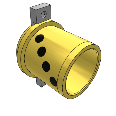 Graphite bronze compasses with STBG brackets
