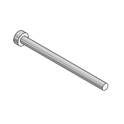 Ejector pins according to DIN 1530 / ISO 6751  N277 form A Nitrated N277