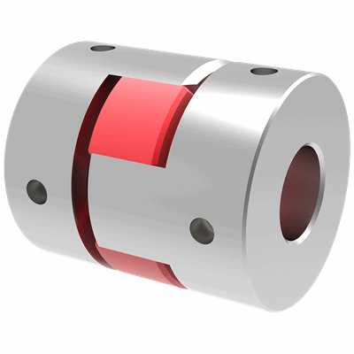 Miniature elastomer couplings with set-screw
