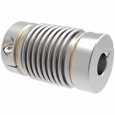 Miniature metal bellows couplings