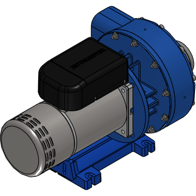 Jetthruster JT-50-00 - 6KW Vertical including inlet en ball valve Industrial Valves