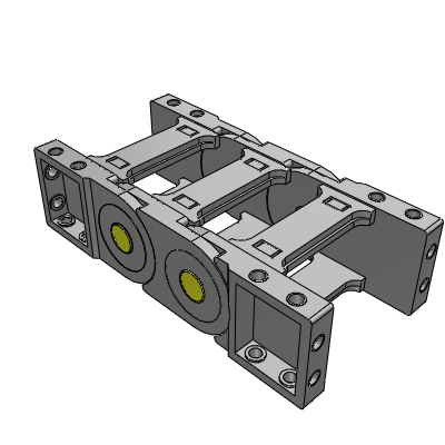Bridge type can be opened on both sides