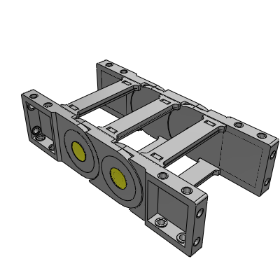 Bridge type can be opened on both sides