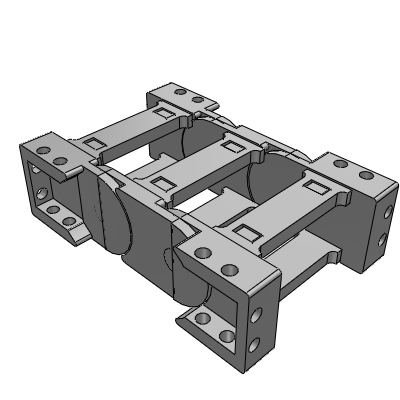 Bridge type can be opened on both sides