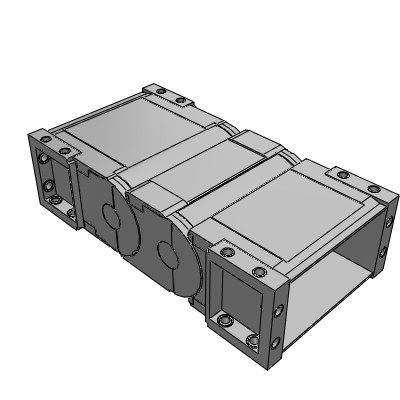 閉じて内側開きます