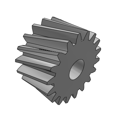 Felt pinion & Mounting axle