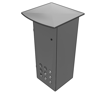 CARDONA BEISTELLTISCH - Aluminium coloured