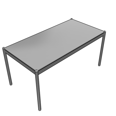 USM TABLE - 150x75 - Black
