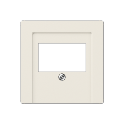 Abdeckung für TAE-Anschlussdosen 1fach, Duroplast, Serie AS, weiß