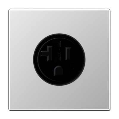 Steckdose, US-Norm NEMA, 20 A 125 V ~, Schraubklemmen, Serie LS, Aluminium