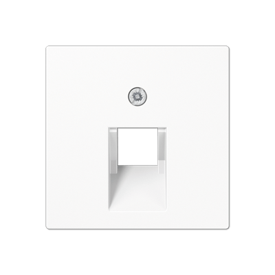 Abdeckung für IAE/UAE-Anschlussdosen 1&nbsp;x&nbsp;8-polig, Thermoplast, Serie AS/A, alpinweiß