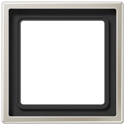 Rahmen 1fach, senkrechte und waagerechte Montage, LS&nbsp;990, Edelstahl