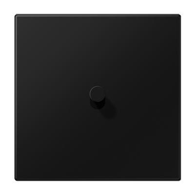 Centre plate with toggle lever "cone", 1-gang, 1 toggle lever, LS 1912 range, matt graphite black