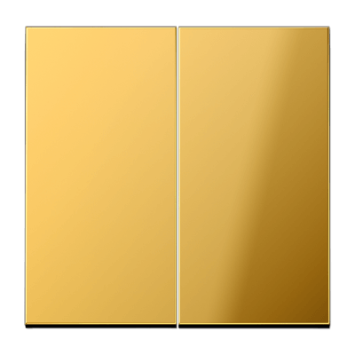 Wippe 2fach, Serie LS, goldfarben