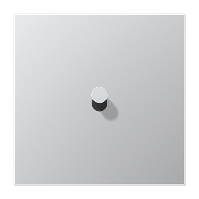 Centre plate with toggle lever "cone", 1-gang, 1 toggle lever, LS 1912 range, aluminium
