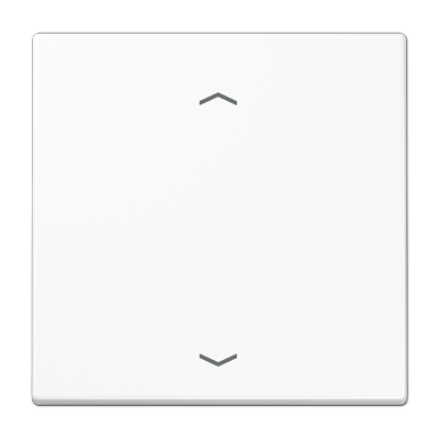 Wippe, mit Pfeilsymbolen für Taster 1fach, Duroplast, F10, Serie LS, alpinweiß