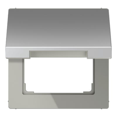 Klappdeckel (mit Rückstellfeder), Serie LS, Aluminium