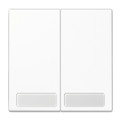 Wippe, mit Schriftfeld, Duroplast, Serie LS, alpinweiß