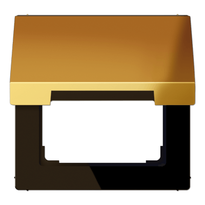 Klappdeckel (mit Rückstellfeder), Serie LS, goldfarben
