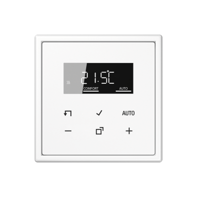Room thermostat insert, LB Management room thermostat display, LS&nbsp;990, white