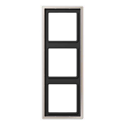 Rahmen 3fach, senkrechte und waagerechte Montage, LS&nbsp;990, Edelstahl