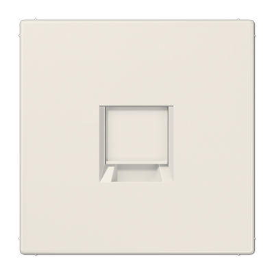 Abdeckung (gerastet) für Modular-Jack-Steckbuchsen, 1fach, EMT, AMP, MTRJ, Serie LS, weiß