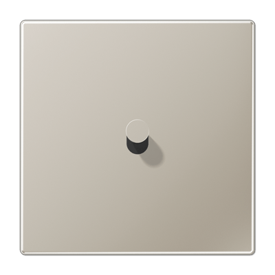 Centre plate with toggle lever "cone", 1-gang, 1 toggle lever, LS 1912 range, stainless steel