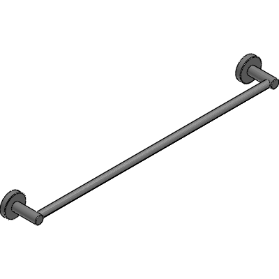Just Taps Towel Rail 600mm Industrial Valves